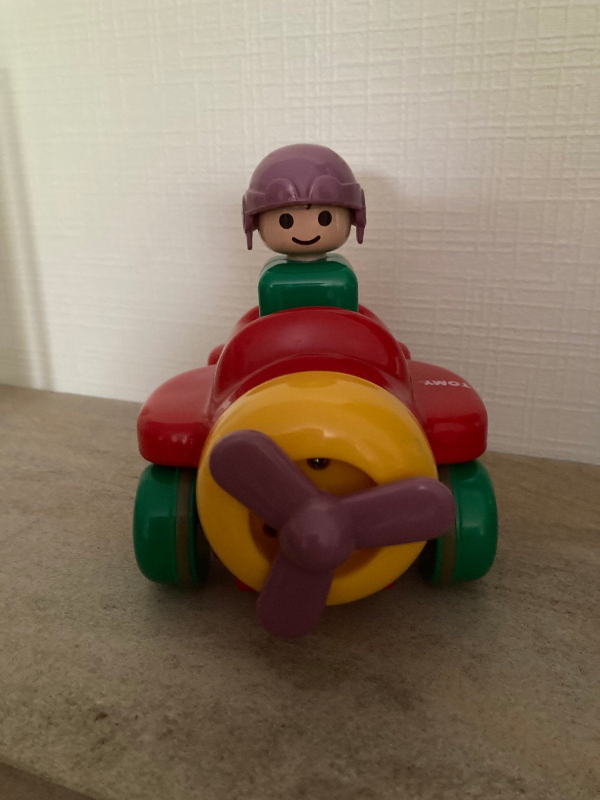 Tomy - vintage - 1991 - vliegtuig, Enlèvement ou Envoi, Utilisé