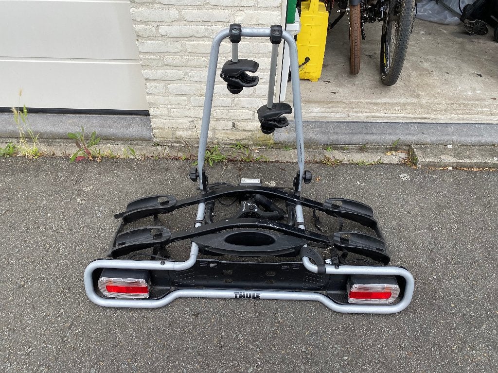 Thule fietsendrager voor 2 fietsen, Auto diversen, Fietsendragers, Ophalen, 2 fietsen, Gebruikt, Trekhaakdrager