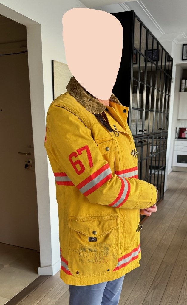 RALPH LAUREN FIREMAN JACKET - maat S, M, Kleding | Heren, Jassen | Winter, Nieuw, Maat 48/50 (M), Ophalen of Verzenden