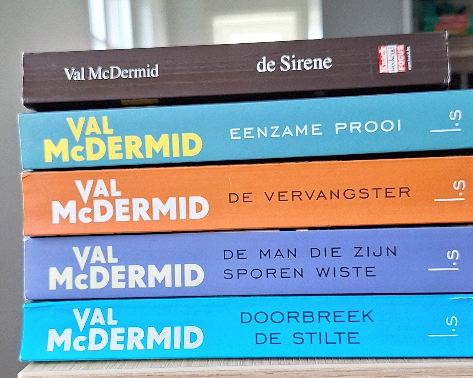 3 thrillers van Val McDermid. Ook los te koop., Enlèvement, Comme neuf, Val McDermid