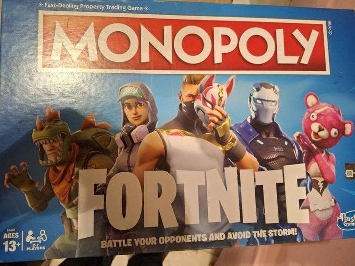 Monopoly fortnite, Ophalen of Verzenden