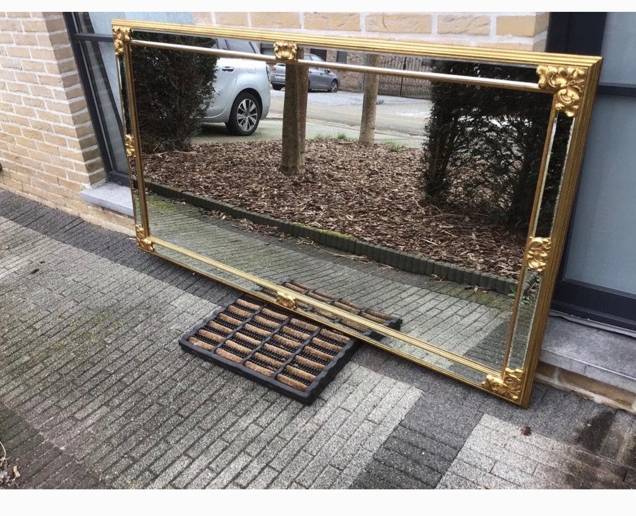 Deknudt XXL verguld dpiegel, Enlèvement ou Envoi, Comme neuf