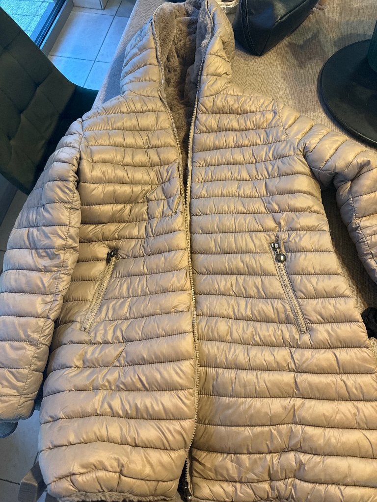 Winterjas, Kleding | Dames, Jassen | Winter, Ophalen of Verzenden, Nieuw, Beige