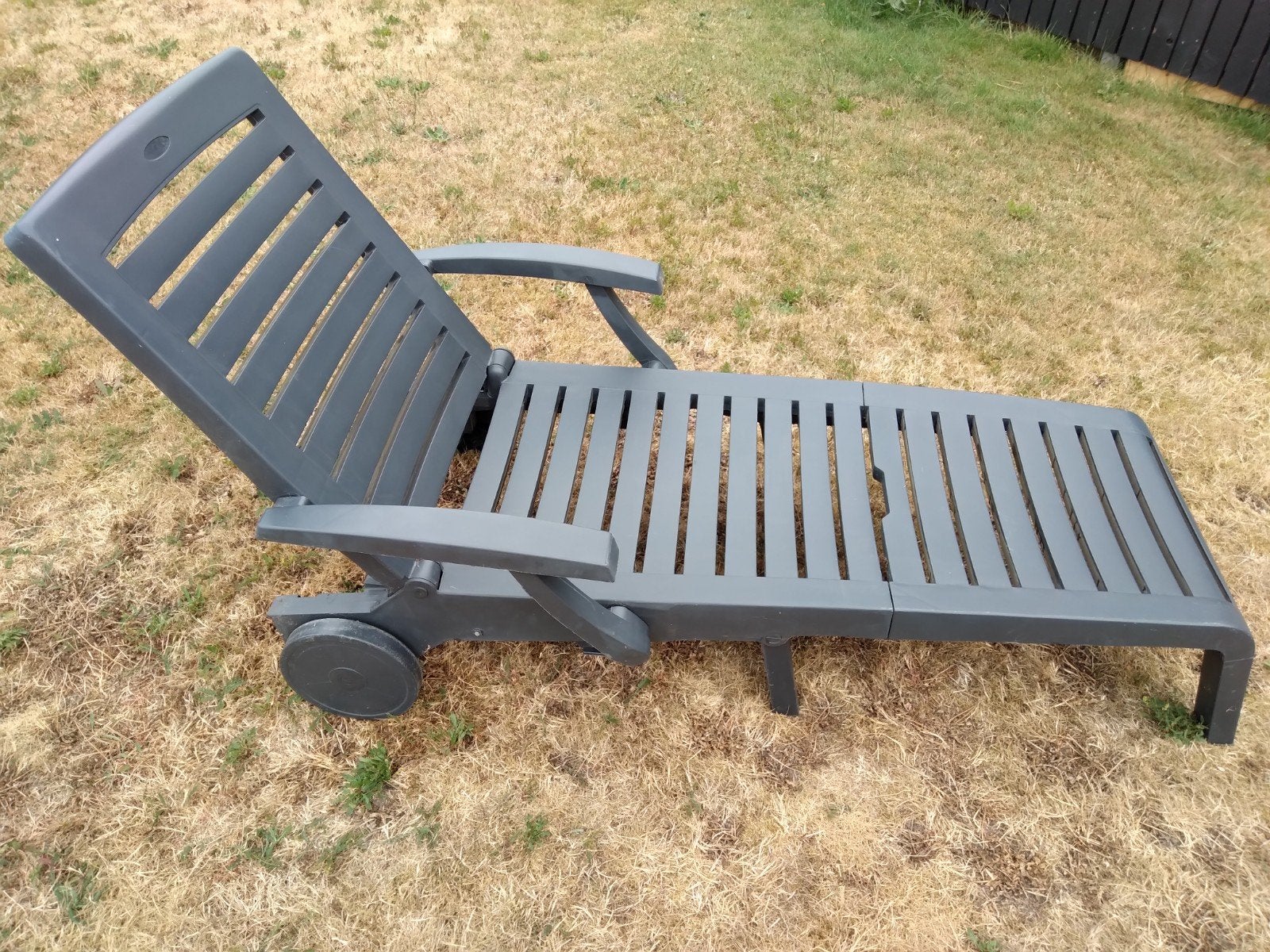ligzetel pvc met gratis kussen., Tuin en Terras, Ophalen
