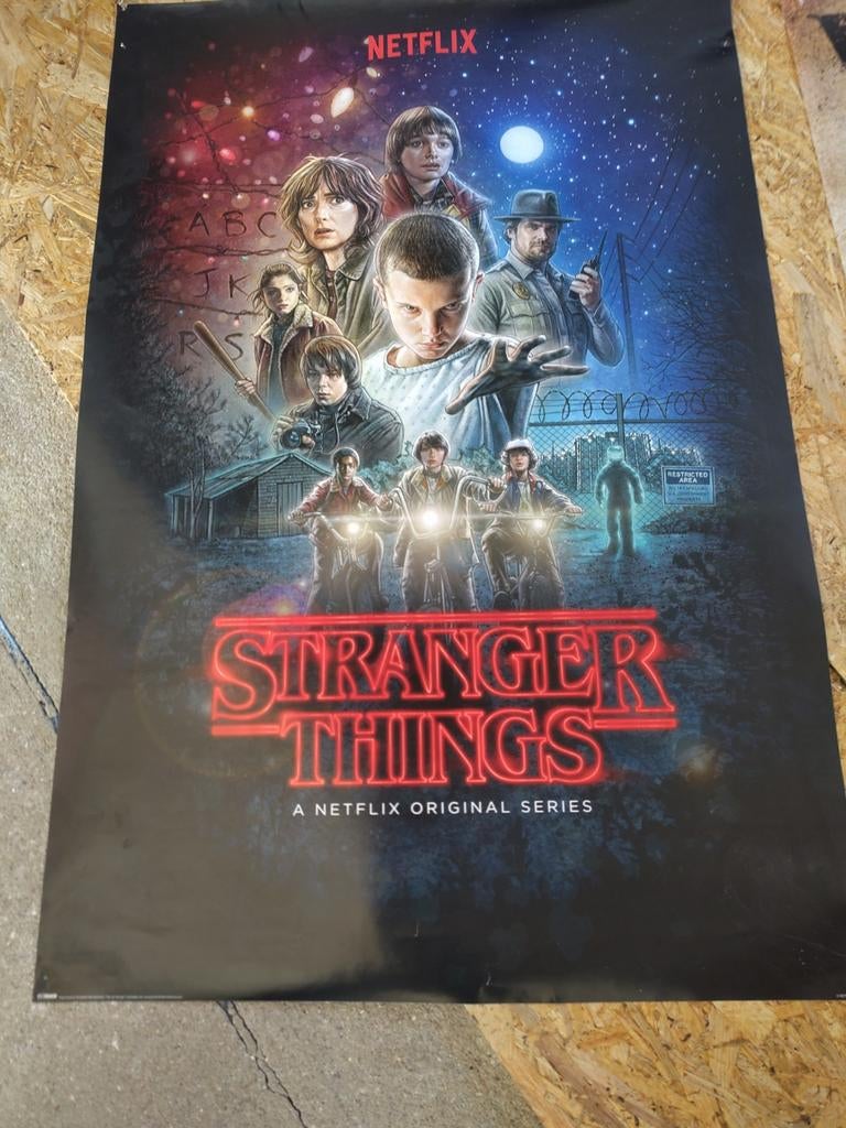 Stranger things poster, Verzamelen, Posters, Ophalen