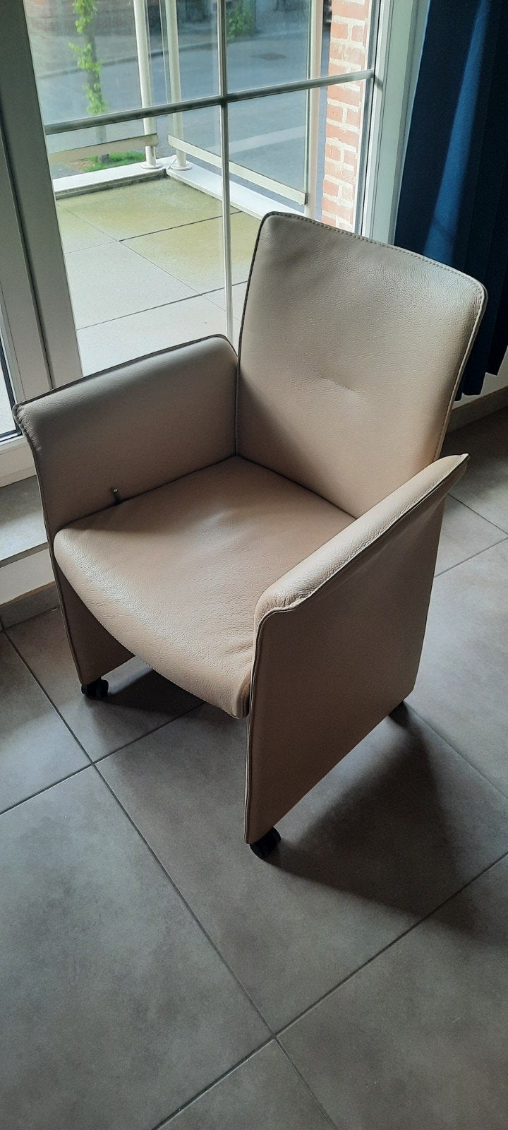 4x comfortabele stoelen/zetel, Ophalen, Gebruikt, Leer, Vier