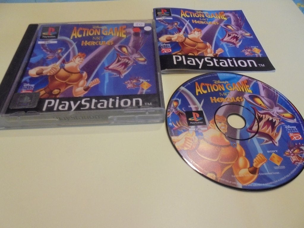 Playstation 1 Disney's Action Game met Hercules (CIB), Games en Spelcomputers, Games | Sony PlayStation 1, Avontuur en Actie, Gebruikt