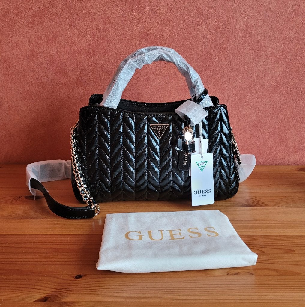 Magnifique sac à main GUESS Neuf avec étiquette, Bijoux, Sacs & Beauté, Enlèvement ou Envoi, Neuf, Noir, Sac à main