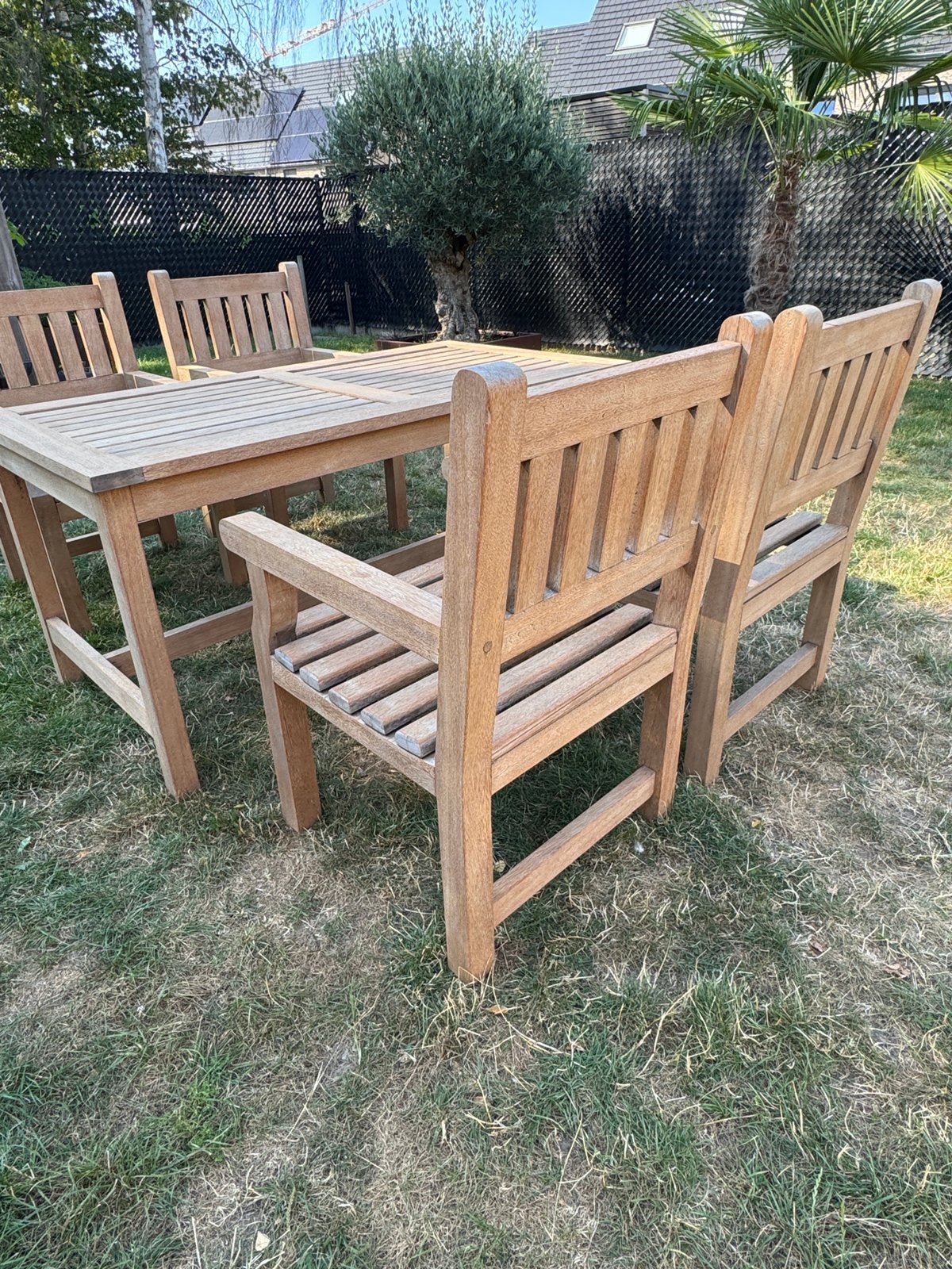 Teak tuinset, Enlèvement, Comme neuf