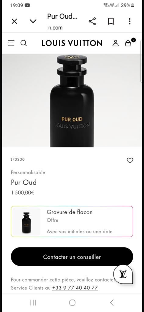 Parfum louis Vuitton., Ophalen of Verzenden, Nieuw