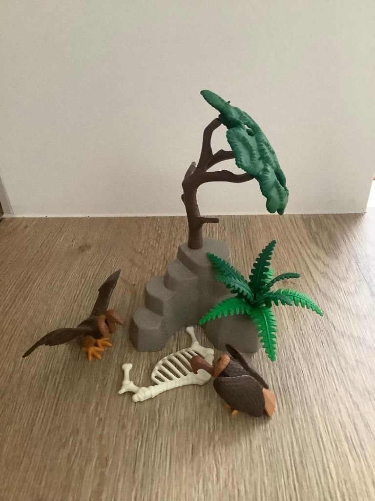 Playmobil „de gieren” savanne, Kinderen en Baby's, Ophalen of Verzenden, Zo goed als nieuw
