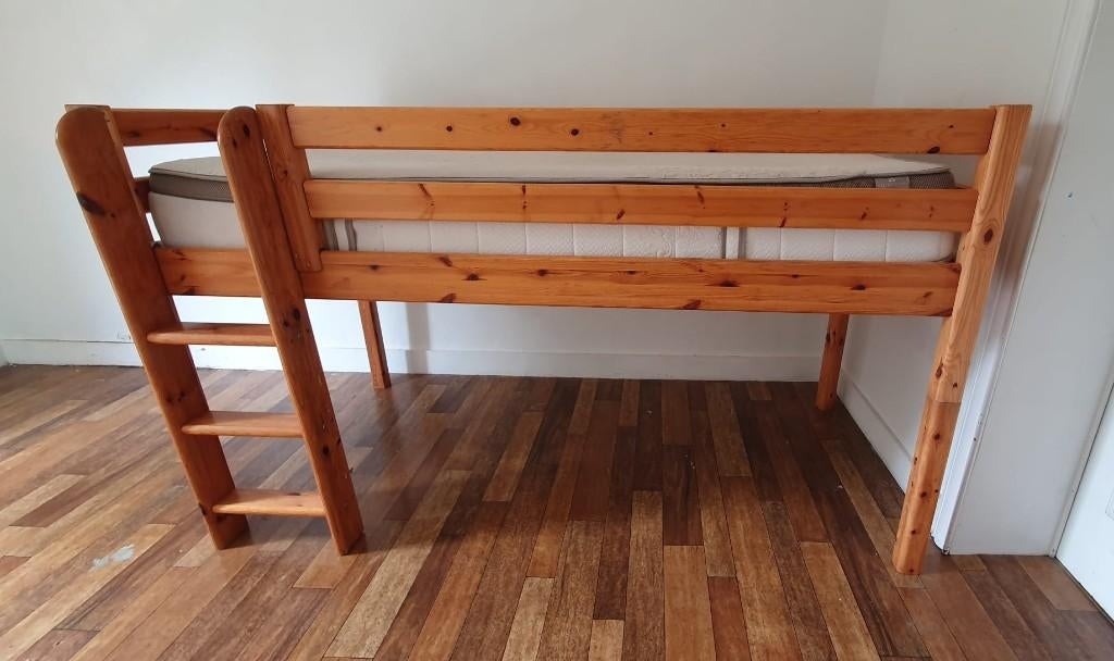 Lit Flexa mi-hauteur + matelas Geltex, Enlèvement