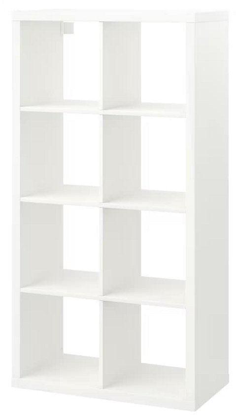 Kallax kast 2x4 wit (IKEA), Huis en Inrichting, Ophalen, 100 tot 150 cm, 50 tot 100 cm, Zo goed als nieuw