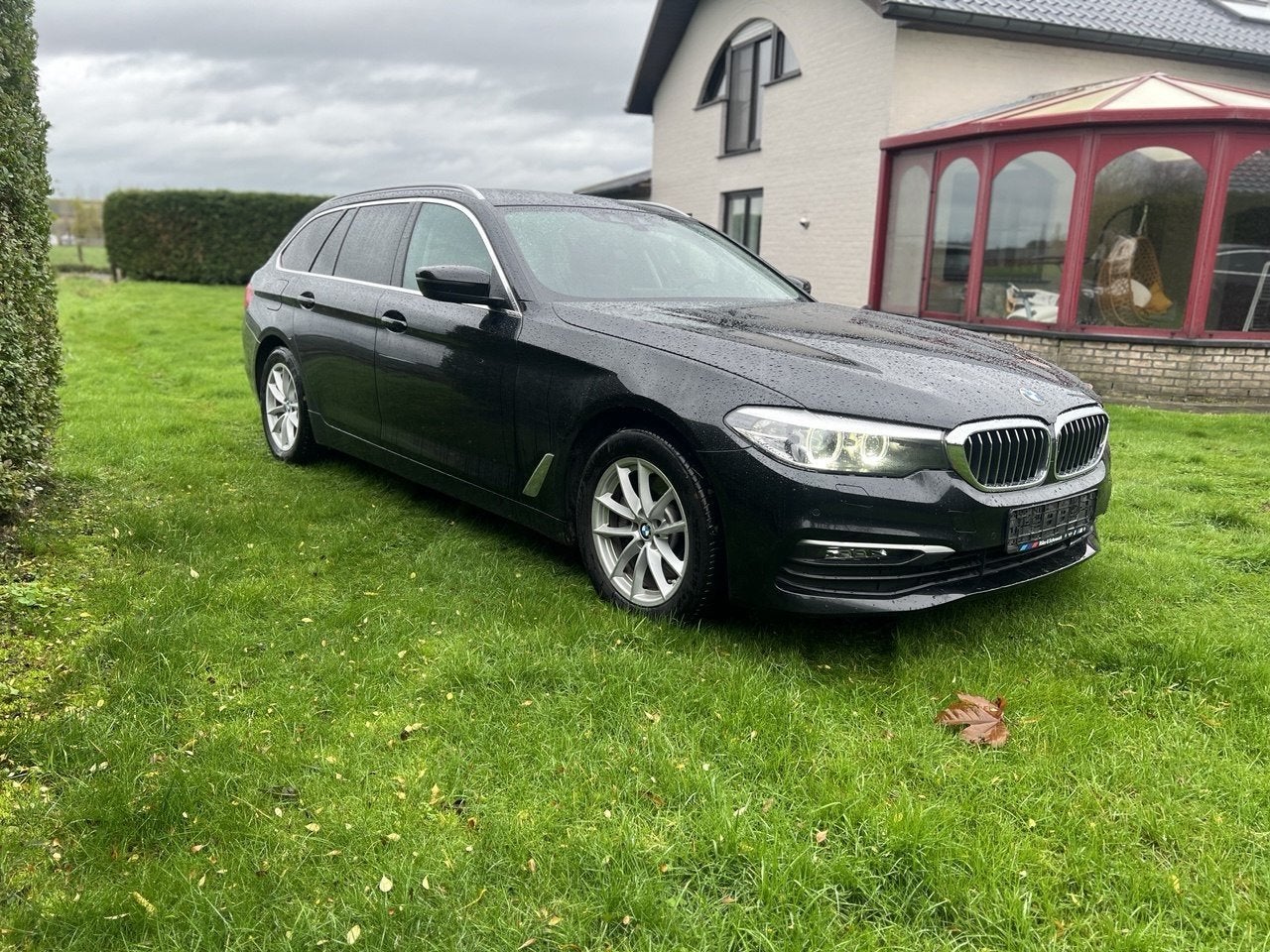 Bmw 520d/190 pk!!PERFECT STAAT///, Auto's, BMW, Automaat, Stof, Zwart, Bedrijf