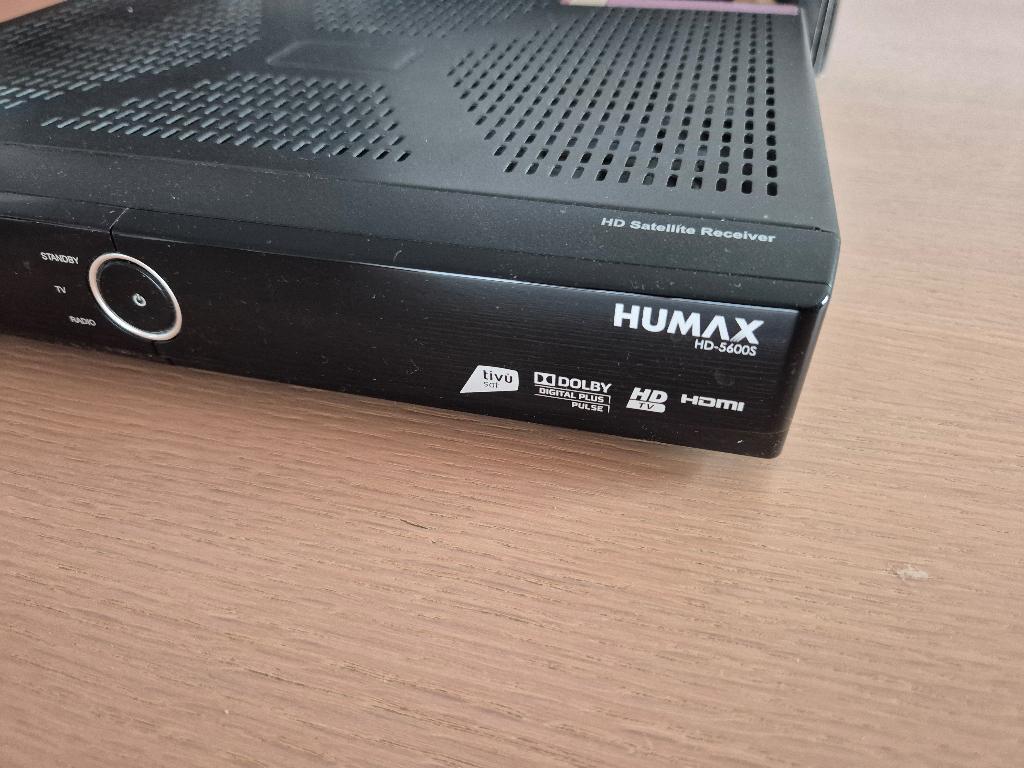 HUMAX HD-5600S Satellite Receiver, TV, Hi-fi & Vidéo, Décodeurs & Enregistreurs à disque dur, Enlèvement, Comme neuf, Décodeur