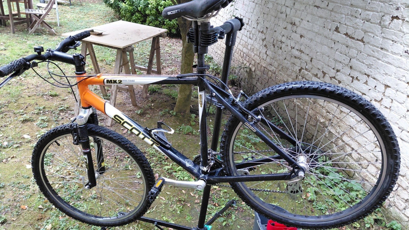Scott mx2 voltage mountainbike, Fietsen en Brommers, 28 inch, Gebruikt, Vering, Velgrem