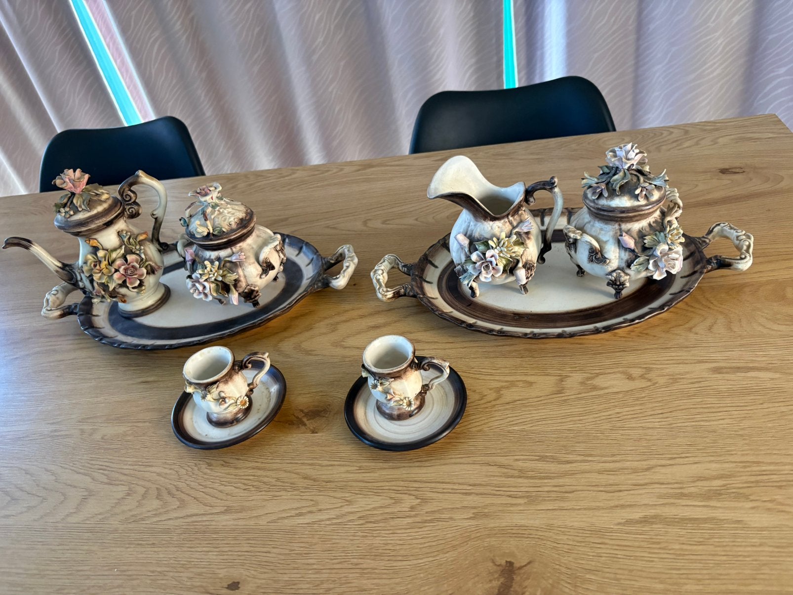 Vintage decoratie thee set, Antiek en Kunst, Ophalen