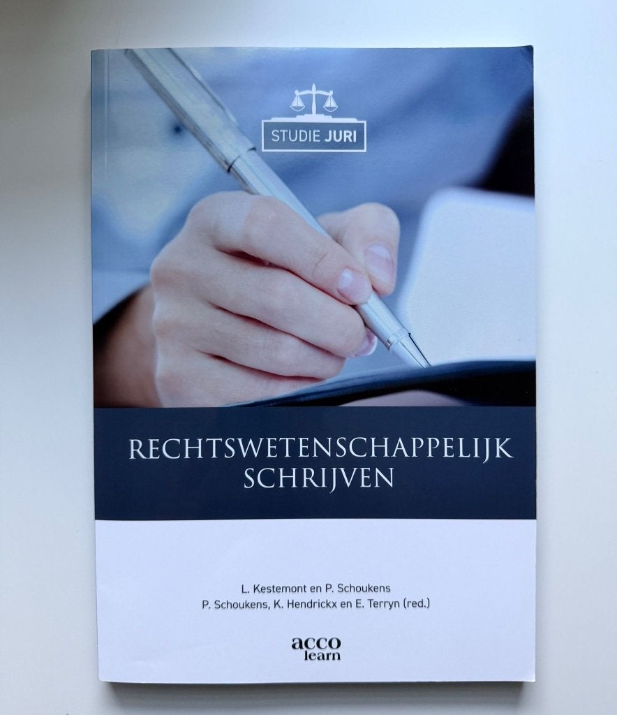 Rechtswetenschappelijk schrijven 2de jaar Rechtspraktijk, Boeken, Ophalen, Nieuw, Overige niveaus, Overige vakken