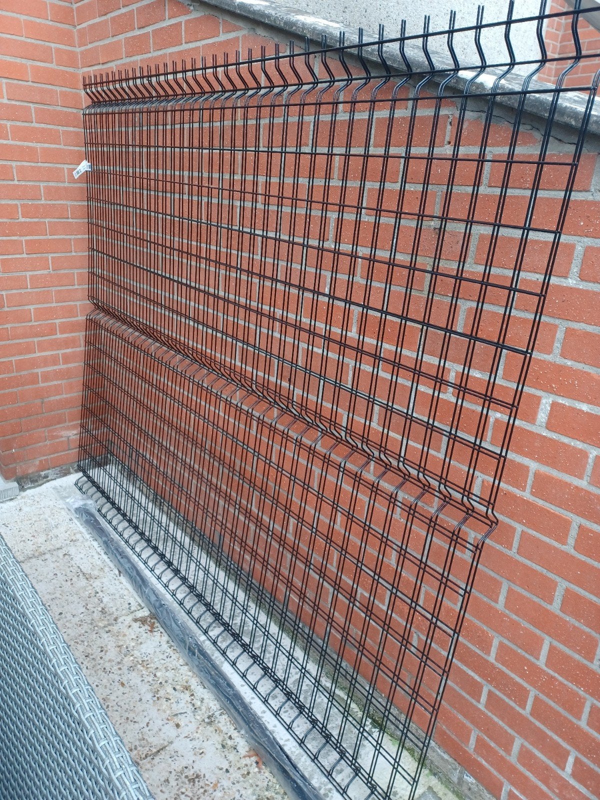 Draadpaneel + paal + klemmen, Tuin en Terras, Ophalen