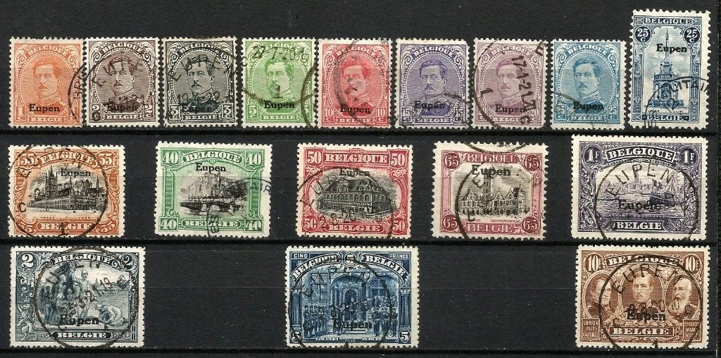 1920 Eupen OBP OC84/100, Postzegels en Munten, Met stempel, Ophalen of Verzenden, Gestempeld, Gestempeld
