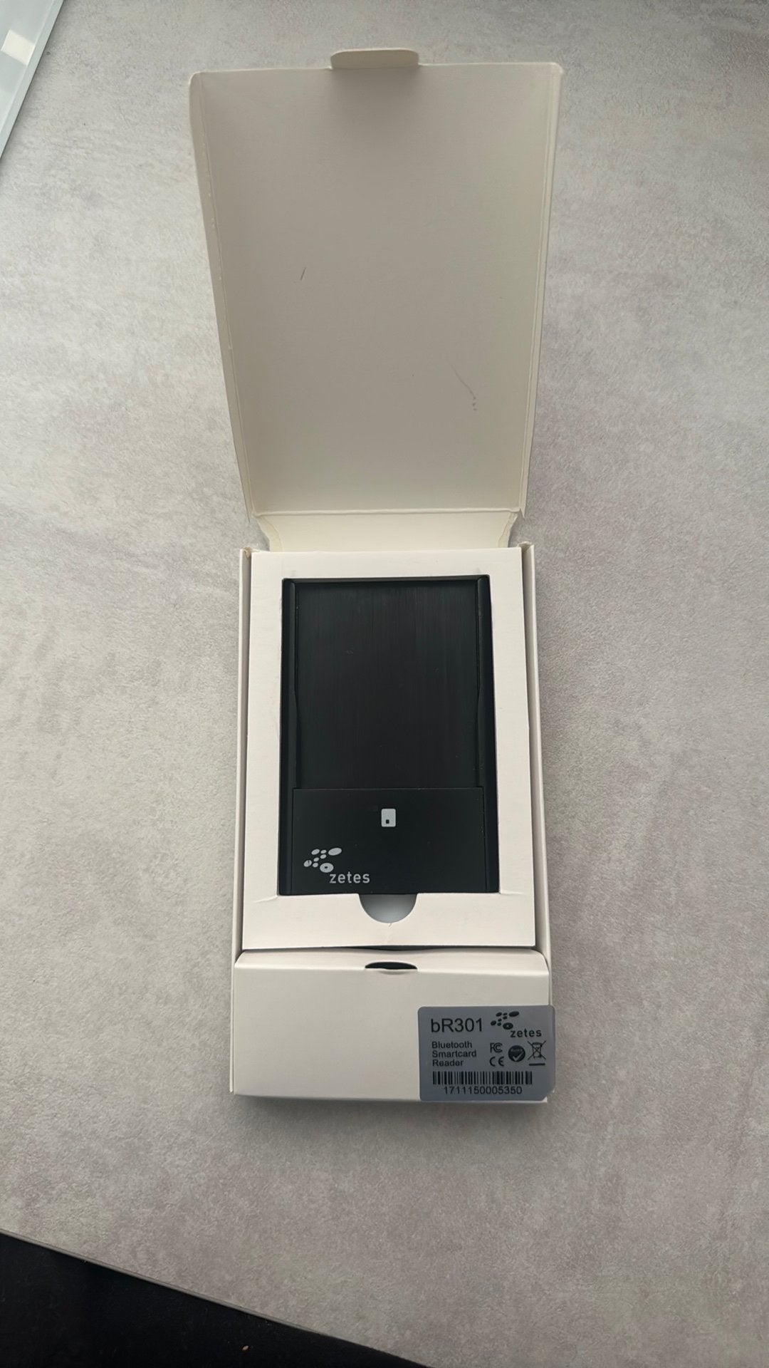 Zetes bR301 Bluetooth Smartcard Reader – eID kaartlezer, Ophalen, Gebruikt, Bluetooth