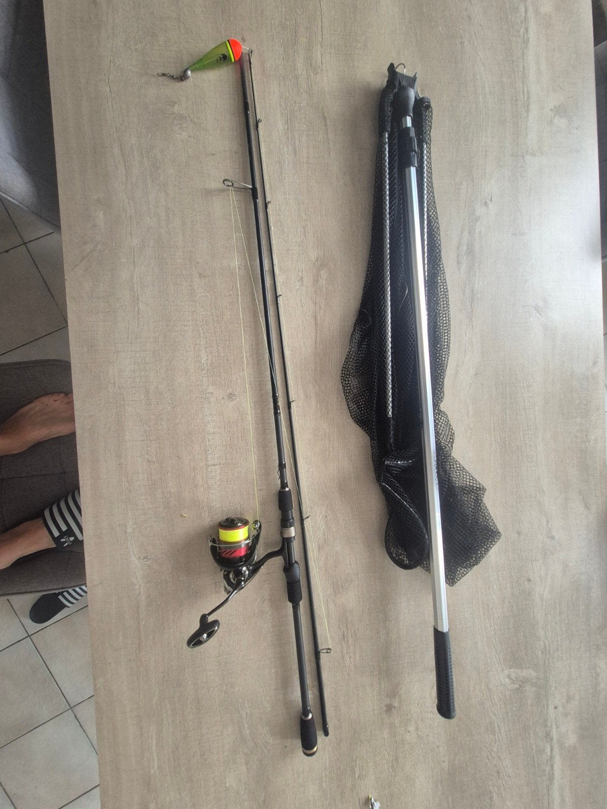 canne carnassier westin w3 15/50 g, Ophalen, Zo goed als nieuw, Complete set