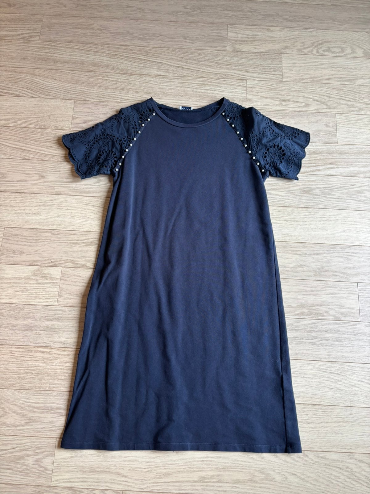 Blauw t shirt kleedje Liu Jo, Taille 42/44 (L), Au-dessus du genou, Porté, Bleu