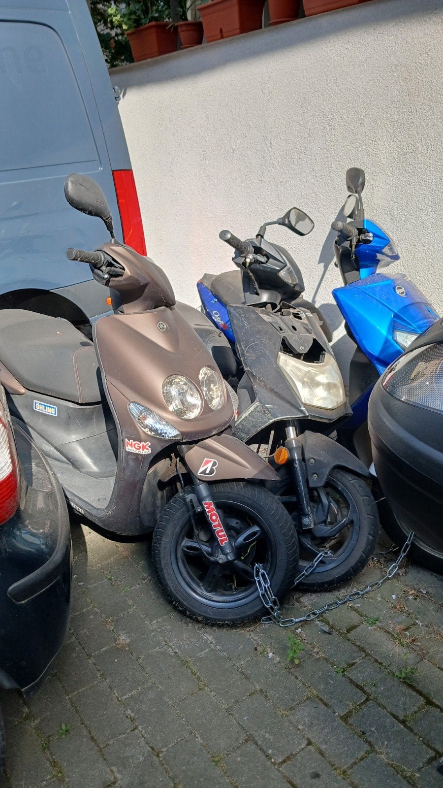 yamaha neos classe B, Enlèvement