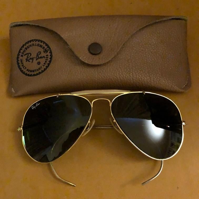 Vintage B&L Ray-Ban Aviator Outdoorsman 58mm zonnebril O3, Zonnebril, Overige kleuren, Ophalen of Verzenden, Zo goed als nieuw