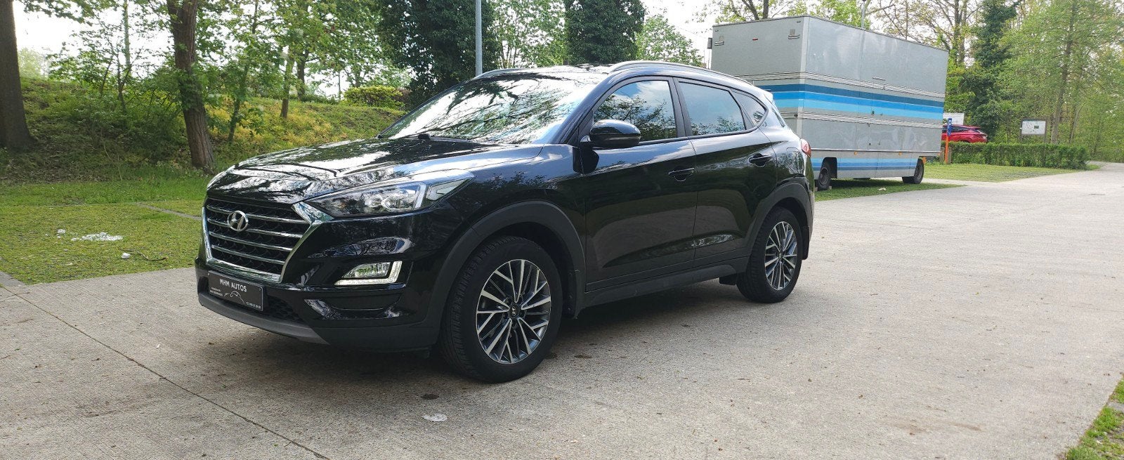 Hyundai Tucson 1.6 Benzine Automaat Bj.2019 Met 49.000 Km., Testrit aan huis, Stof, Zwart, Bedrijf