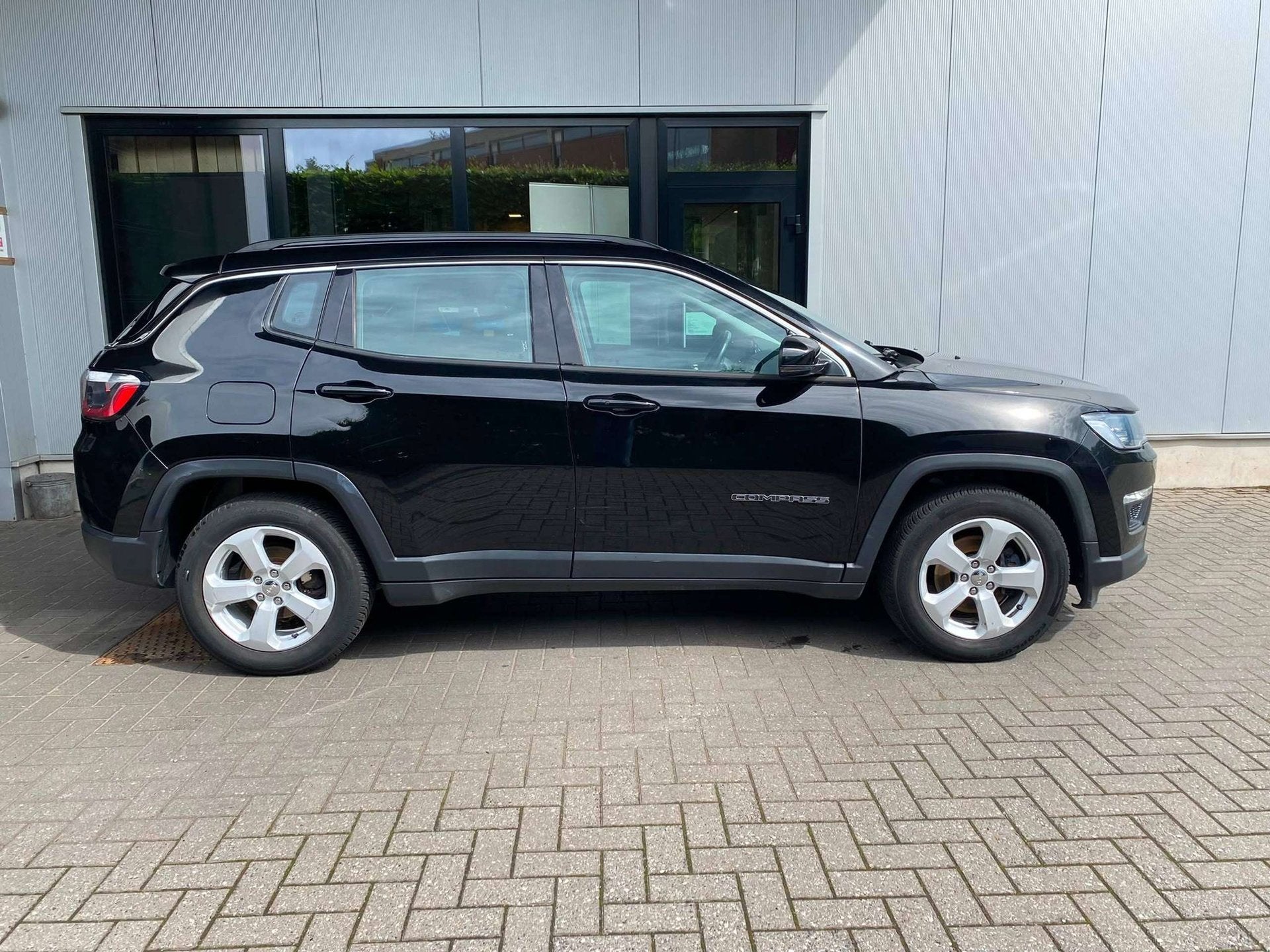 Jeep Compass Compass 1.4 Turbo 4x2 Navi/Camera/12 maanden -, Auto's, 4 cilinders, Zwart, Compass, Bedrijf