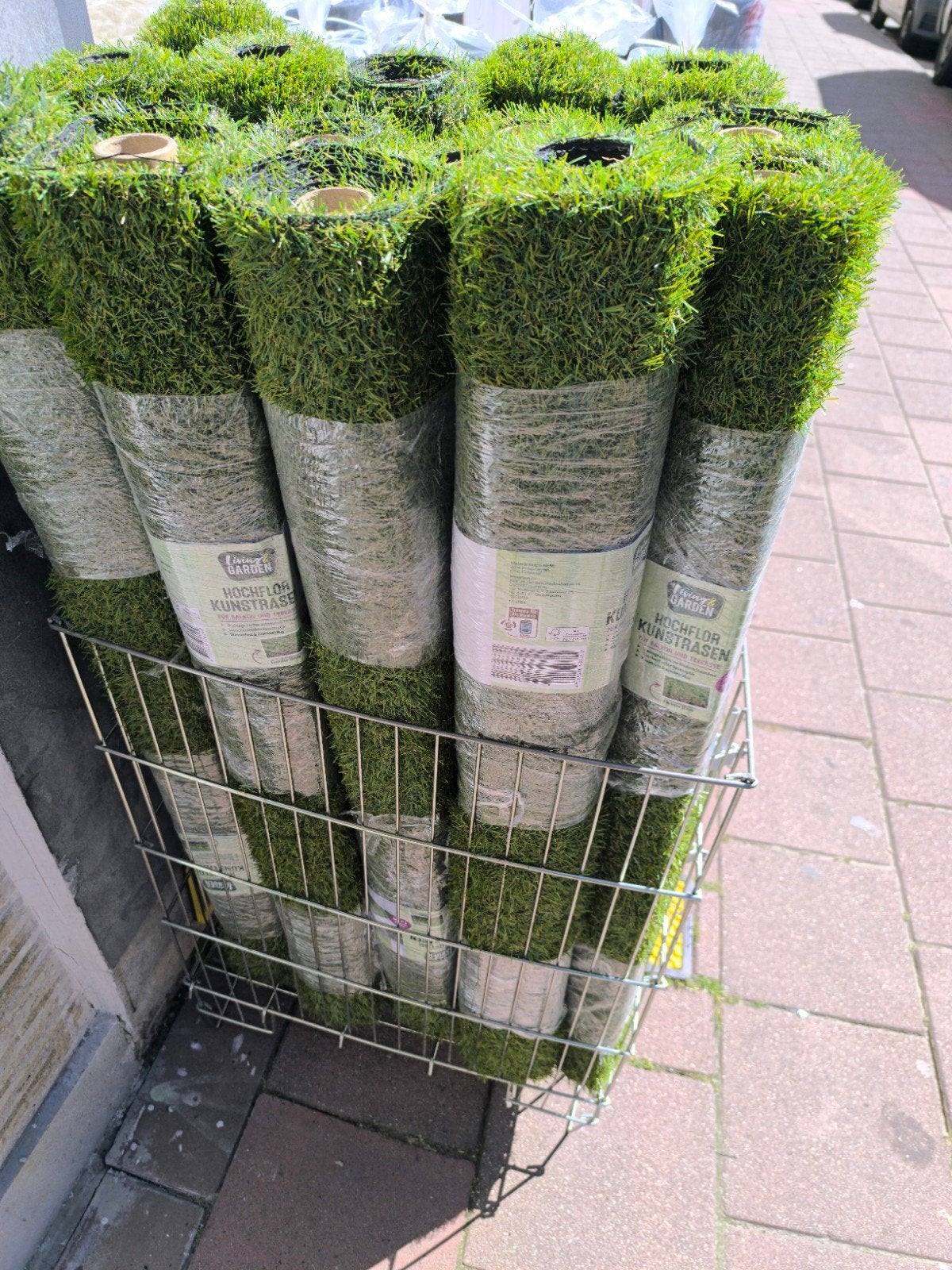 gazon artificiel 1 x 2 mètres par rouleau, Jardin & Terrasse, Enlèvement, Neuf
