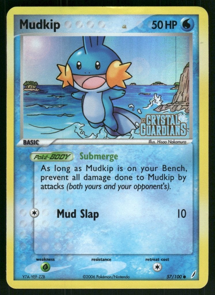 Mudkip 57/100 - Crystal Guardians (Reverse Holo) (X), Verzenden, Gebruikt