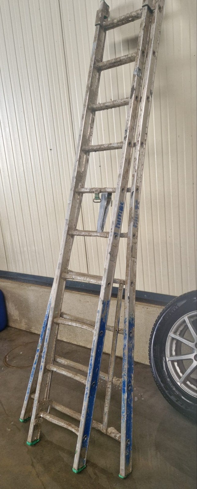 alu lader 5 meter, Ophalen