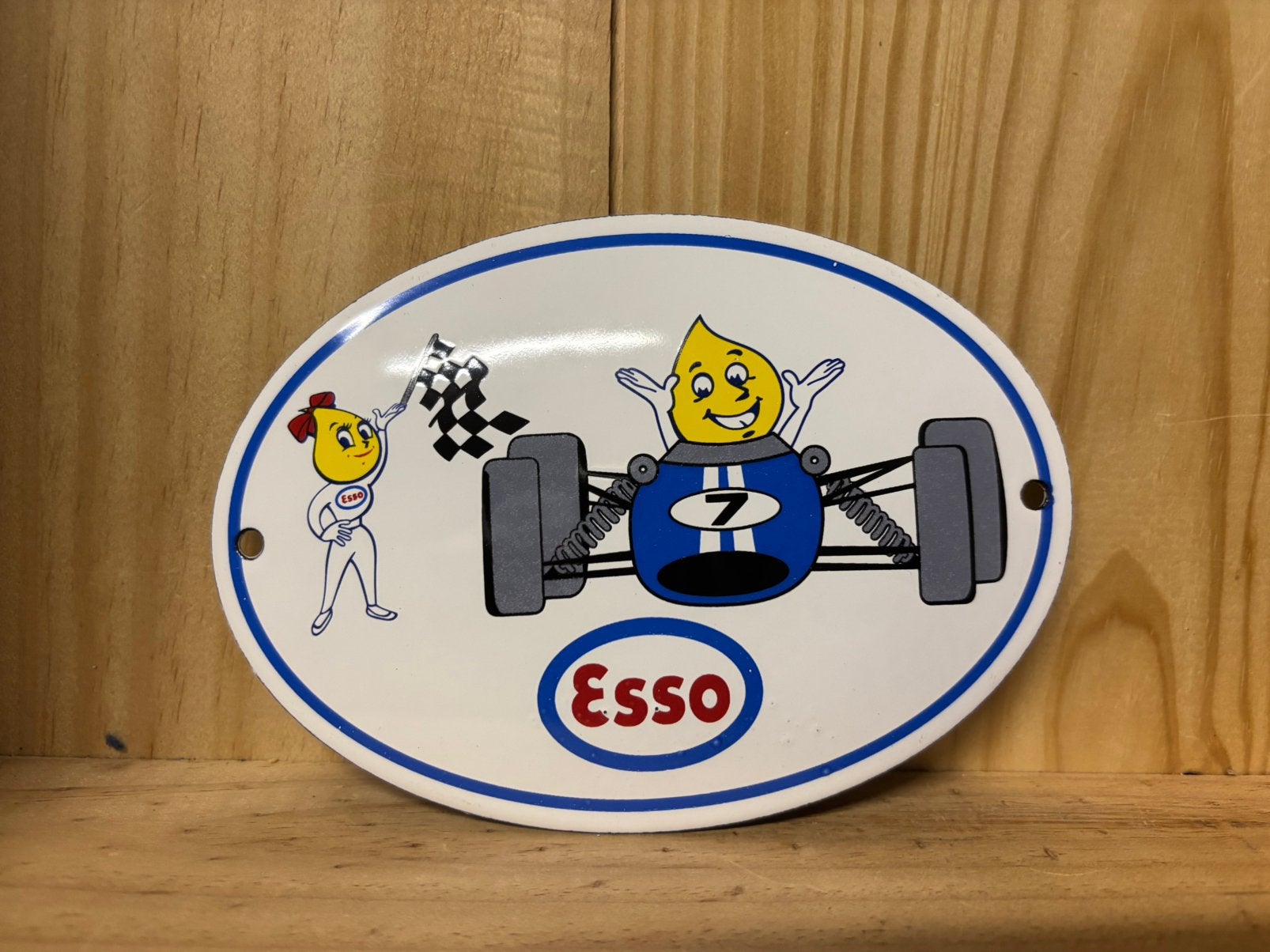 Esso emaille plaat, Verzamelen, Ophalen of Verzenden, Zo goed als nieuw