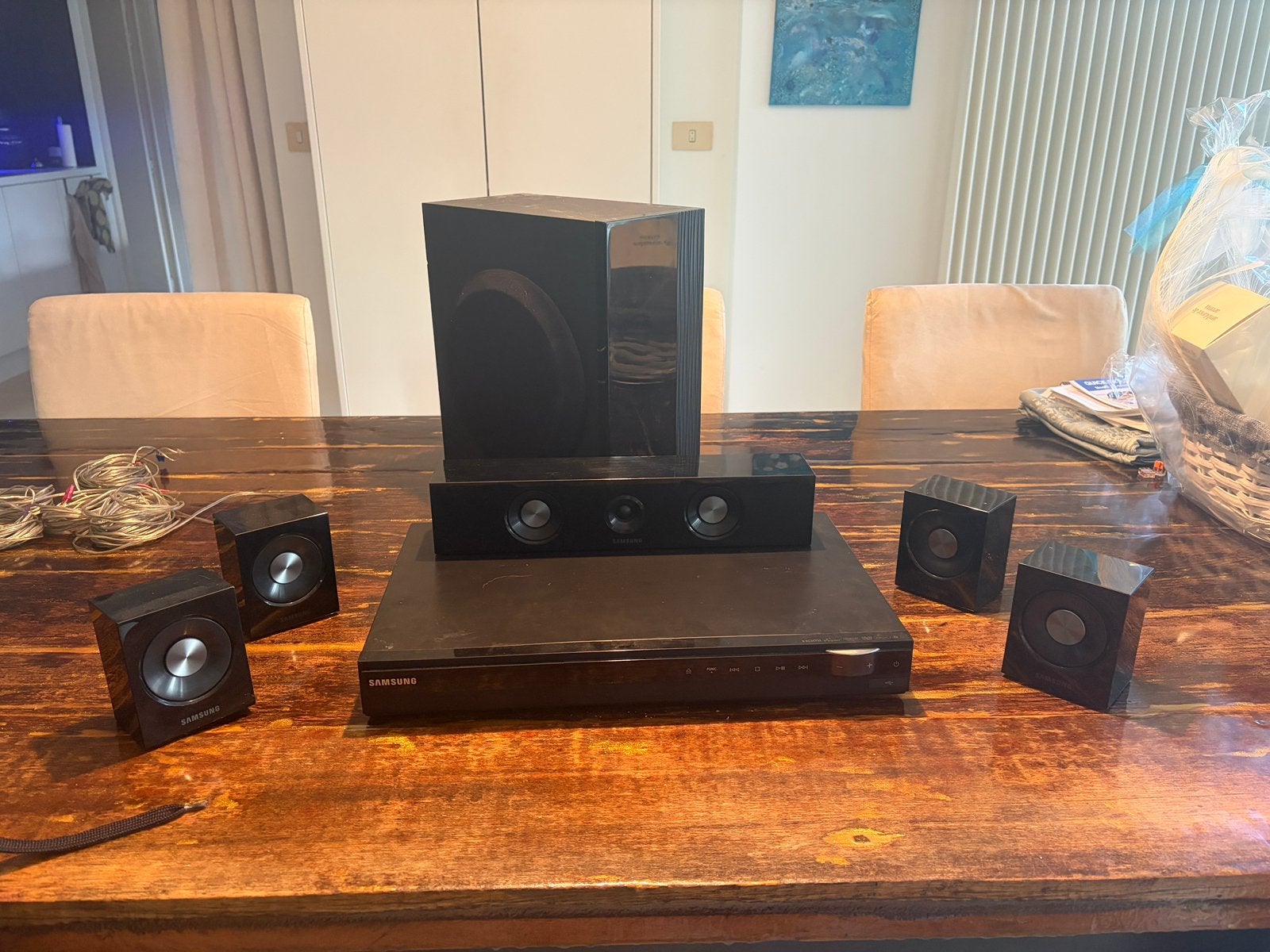 Samsung 5.1 set, TV, Hi-fi & Vidéo, Enlèvement, Comme neuf