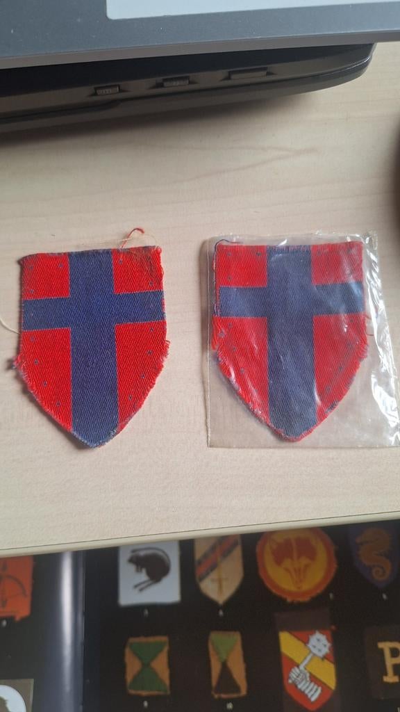 Insignes van de 21e Legergroep. VK Brits GB ww2., Verzamelen