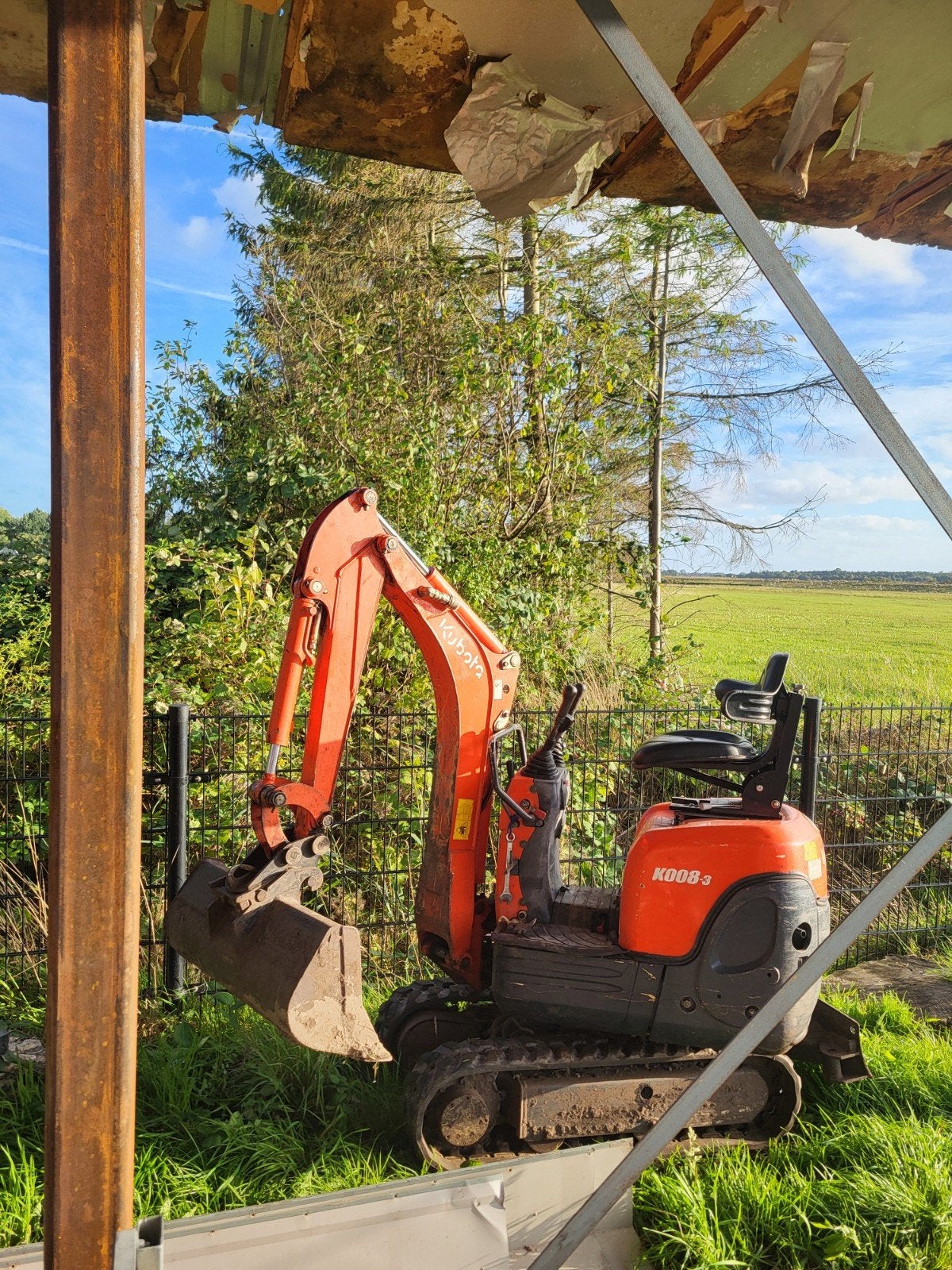 Kubota K008-3  Minigraver, Zakelijke goederen, Ophalen, Graafmachine