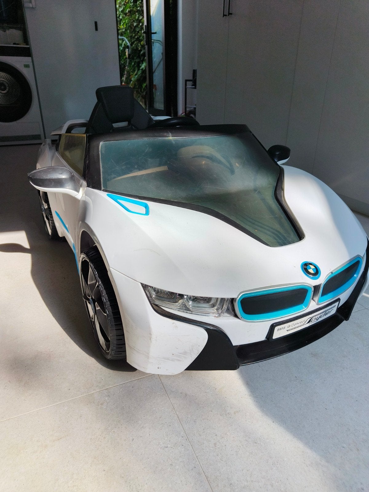 speelgoed auto elektrische BMW I8, Utilisé