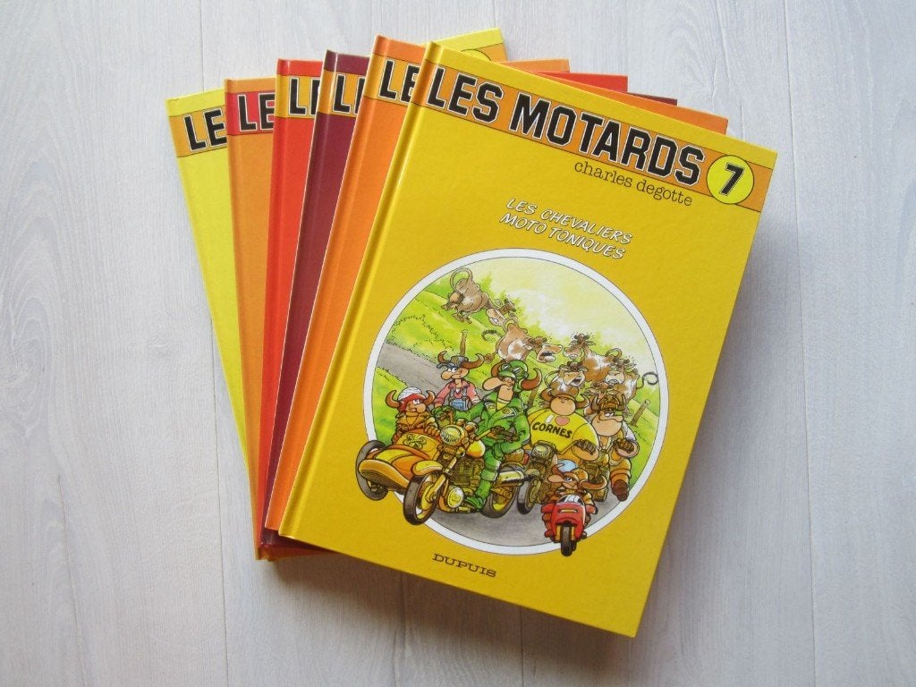 Les motards - 4,00Eur / pièce, Livres, BD, Plusieurs BD, Enlèvement ou Envoi, Comme neuf, Charles Degotte