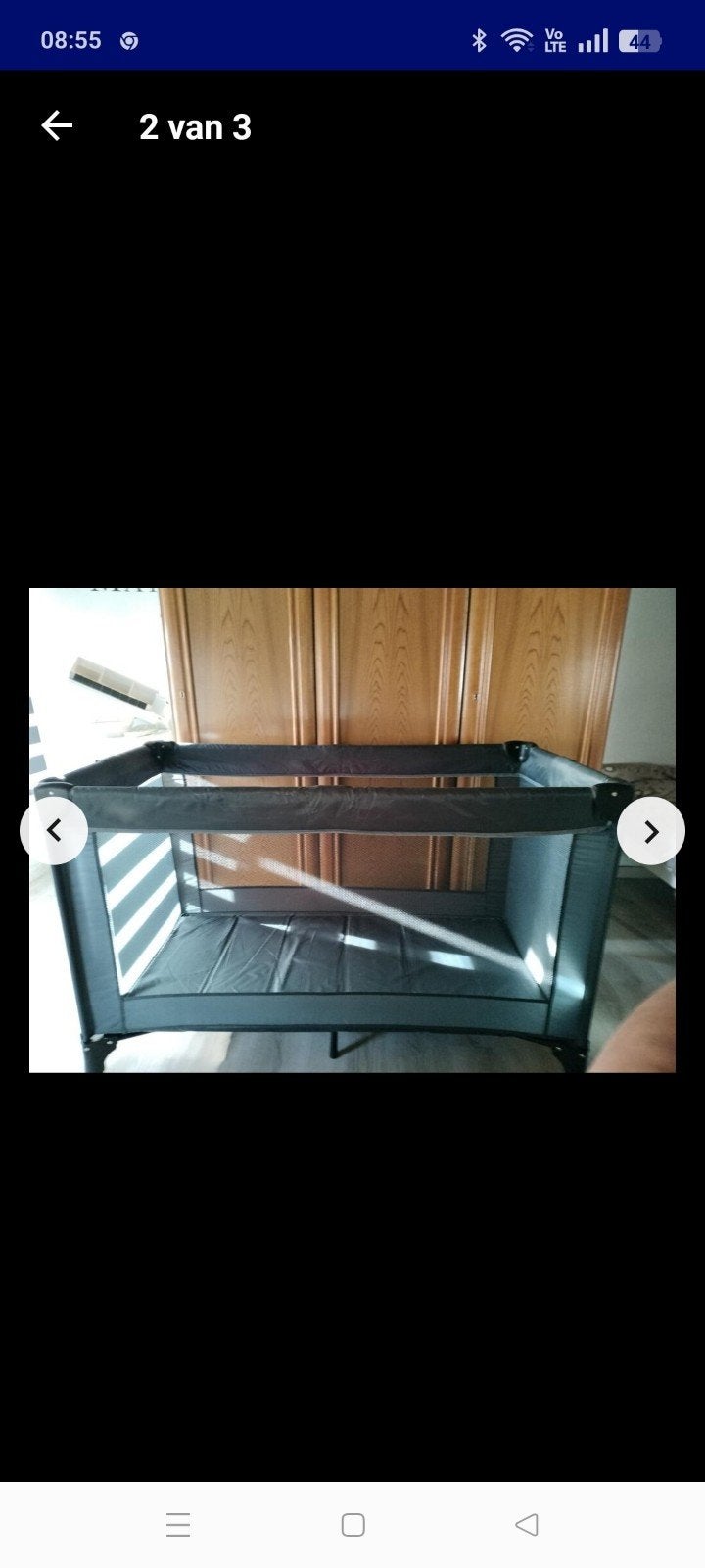 lit de voyage avec véritable matelas et 7 draps, Enlèvement, Utilisé, Lit de voyage