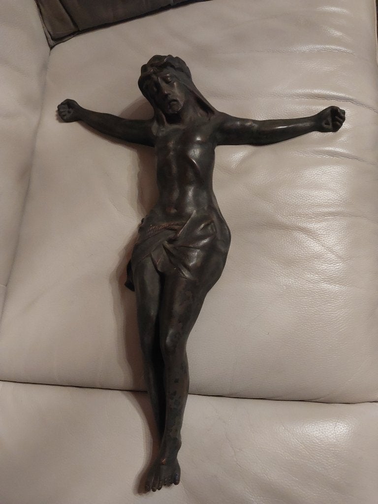 Grote bronzen christus corpus 60cm, Enlèvement