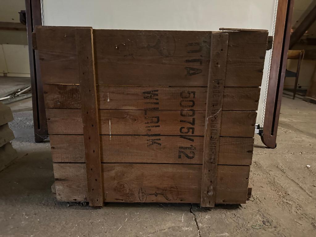 vintage houten box, Antiek en Kunst, Ophalen