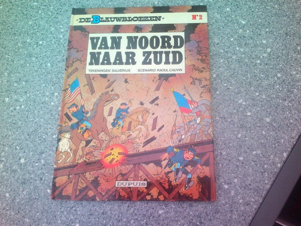 Hardcover strip:De Blauwbloezen.Nr2., Boeken, Stripverhalen, Eén stripboek, Ophalen of Verzenden, Zo goed als nieuw