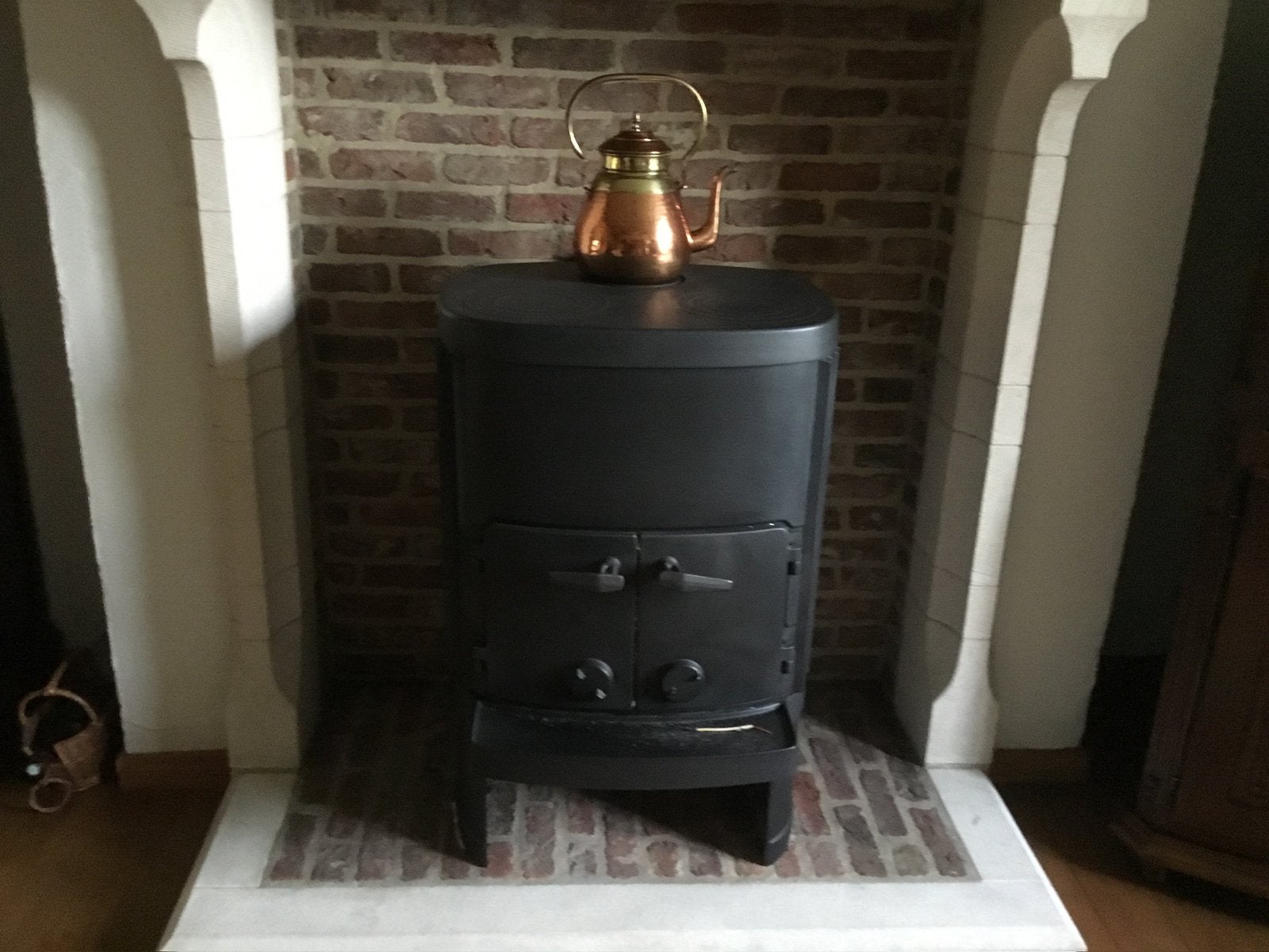 Houtkachel Morso 1124, Huis en Inrichting, Ophalen, Houtkachel, Zo goed als nieuw, Vrijstaand