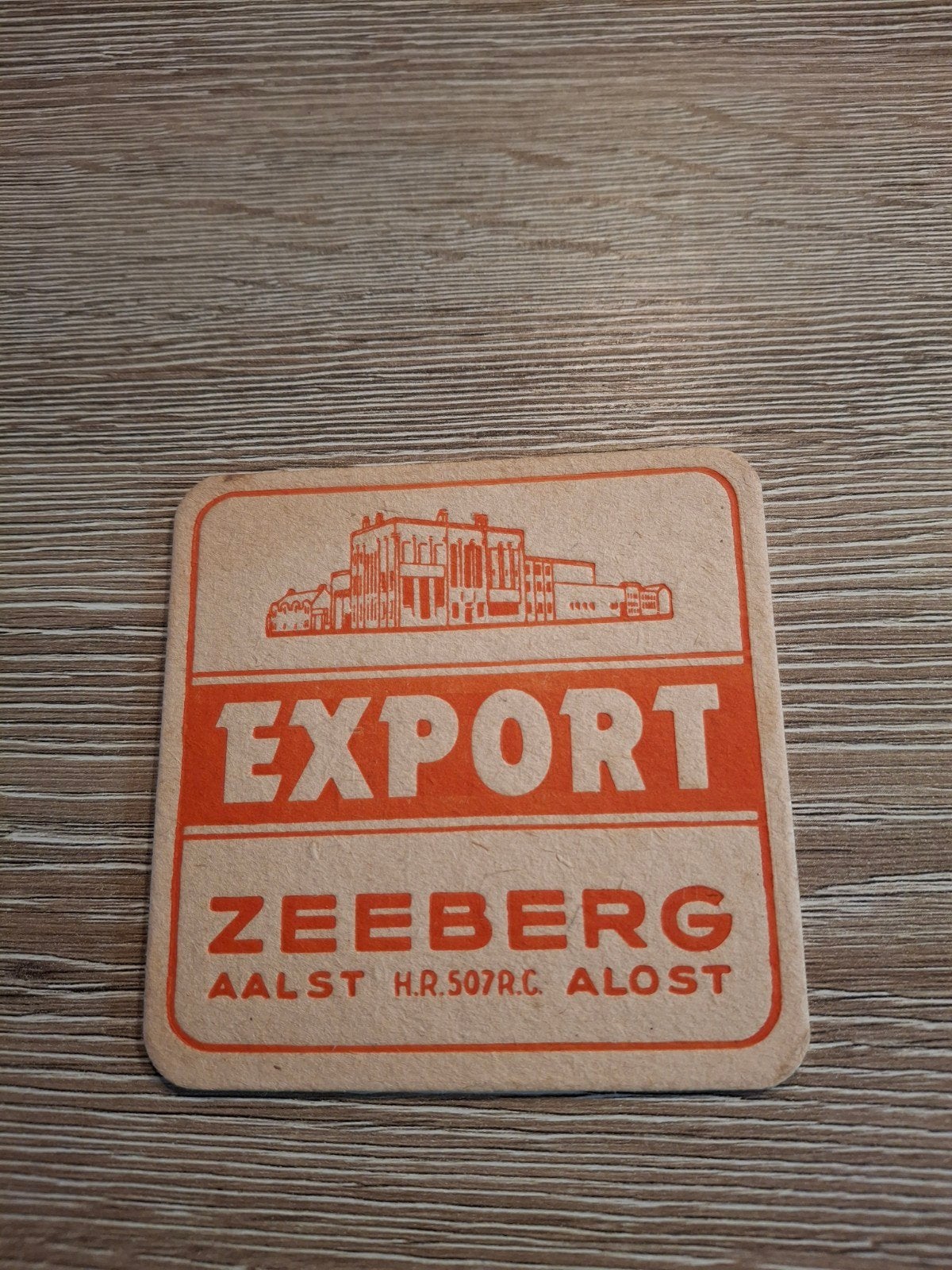 oud bierviltje export zeeberg, Verzamelen, Ophalen of Verzenden