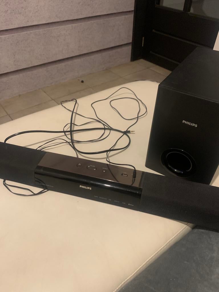 Barre de son philips, Audio, Tv en Foto, Home Cinema-sets, Ophalen, Philips, Overige spelers, Gebruikt