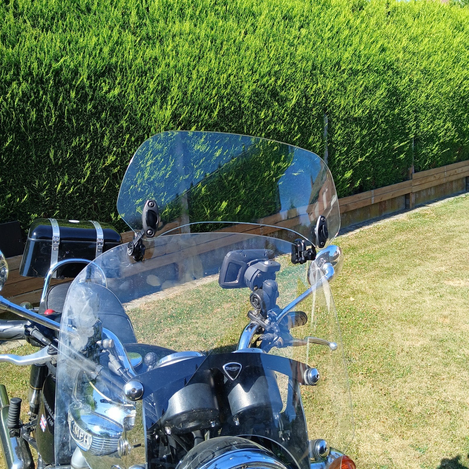 Winddeflector voor groot scherm, Ophalen, Zo goed als nieuw