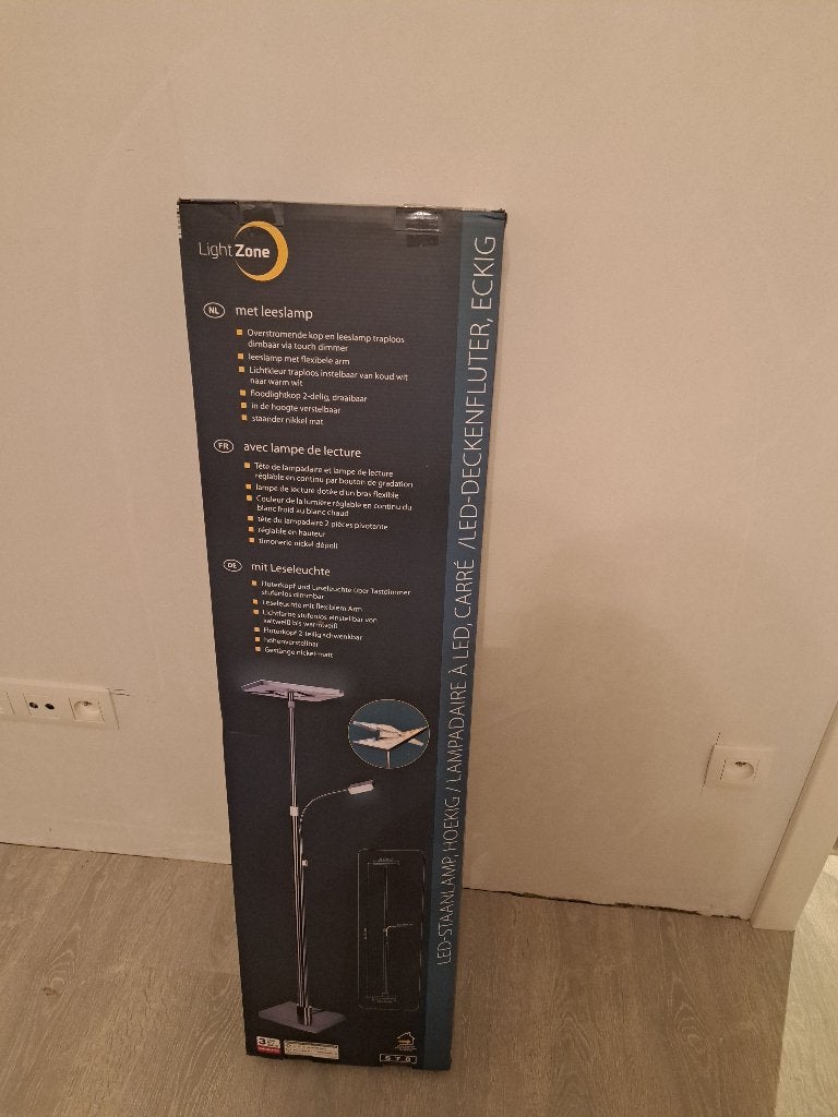 LED-staanlamp, Ophalen of Verzenden, Nieuw, Metaal, 150 tot 200 cm