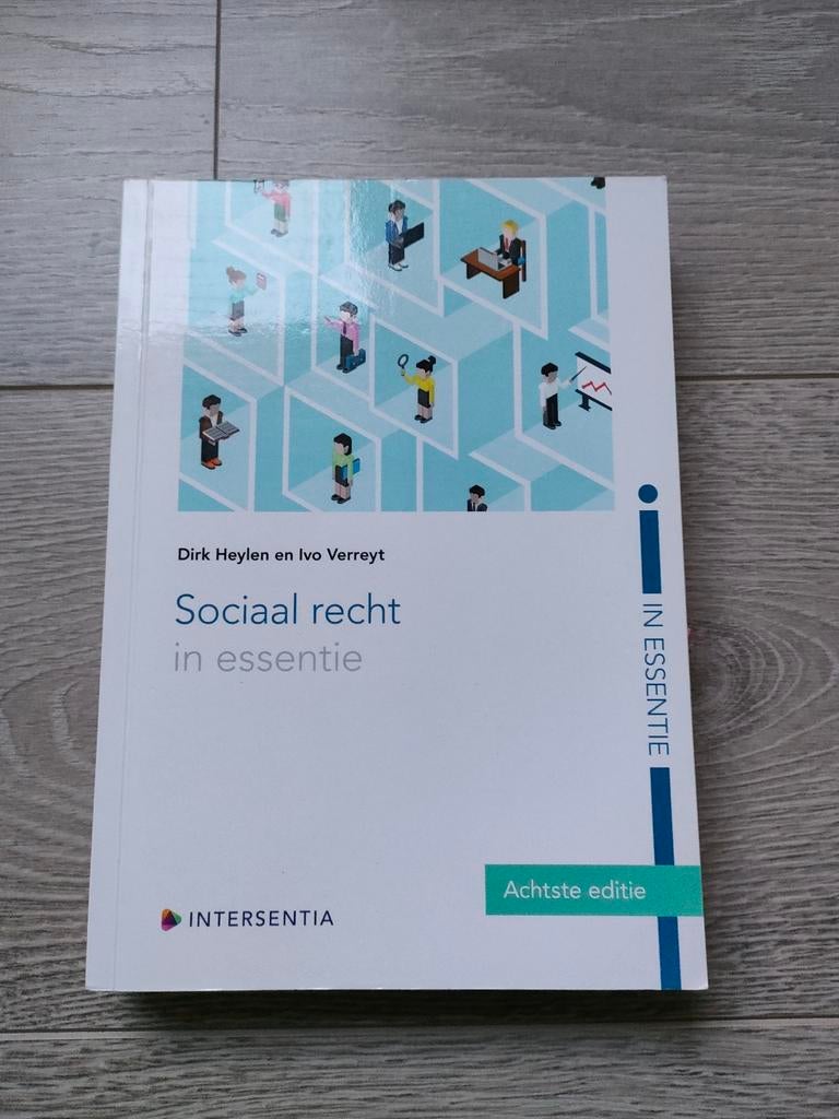 Dirk Heylen - Sociaal recht in essentie (achtste editie), Boeken, Ophalen of Verzenden, Gelezen, Nederlands, Dirk Heylen; Ivo Verreyt